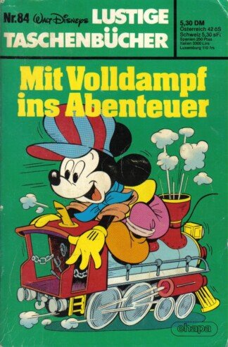 Lustige Taschenbücher - LTB - Nr: 84 - Mit Volldampf ins Abenteuer