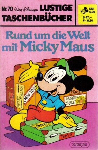 Lustige Taschenbücher - LTB - Nr: 70 - Rund um die Welt mit Micky Maus