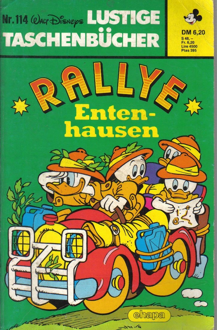 Lustige Taschenbücher - LTB - Nr: 114 - Rallye Entenhausen