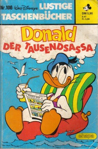 Lustige Taschenbücher - LTB - Nr: 106 - Donald der Tausendsassa
