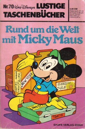 Lustige Taschenbücher - LTB - Nr: 70 - Rund um die Welt mit Micky Maus