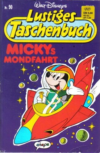 Lustige Taschenbücher - LTB - Nr. 90 - Mickys Mondfahrt - Lustiges Taschenbuch