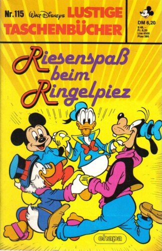 Lustige Taschenbücher -  LTB - Nr: 115 - Riesenspaß beim Ringelpiez