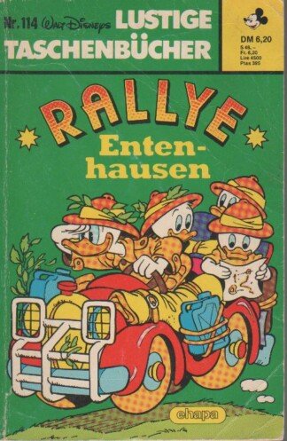 Lustige Taschenbücher - LTB - Nr: 114 - Rallye Entenhausen