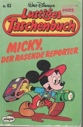 Lustige Taschenbücher - LTB - Nr: 63 - Micky, der rasende Reporter