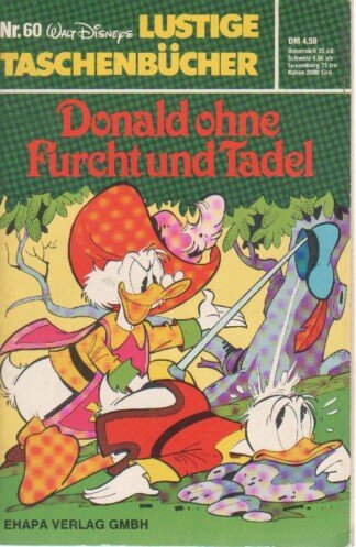 Lustige Taschenbücher - LTB - Nr: 60 - Donald ohne Furcht und Tadel