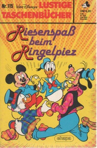 Lustige Taschenbücher - LTB - Nr: 115 - Riesenspaß beim Ringelpiez