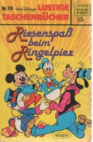 Lustige Taschenbücher -  LTB - Nr: 115 - Riesenspaß beim Ringelpiez
