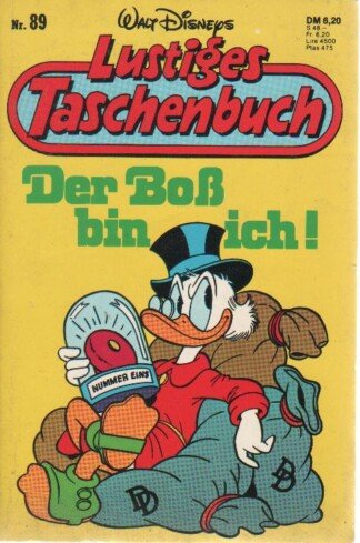 Lustiges Taschenbuch - LTB - Nr. 89 - Der Boß bin ich! - lustige taschenbücher