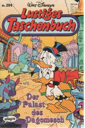 Lustiges Taschenbuch - LTB - Nr: 204 - Der Palast des Dagomesch