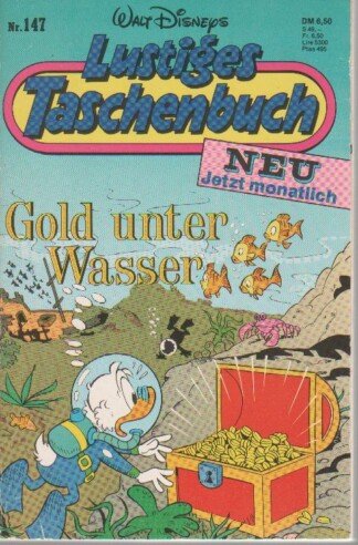 Lustiges Taschenbuch - LTB - Nr: 147 - Gold unter Wasser
