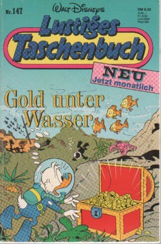 Lustiges Taschenbuch - LTB - Nr: 147 - Gold unter Wasser