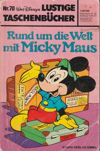 Lustige Taschenbücher - LTB - Nr: 70 - Rund um die Welt mit Micky Maus