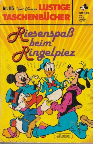 Lustige Taschenbücher - LTB - Nr: 115 - Riesenspaß beim Ringelpiez