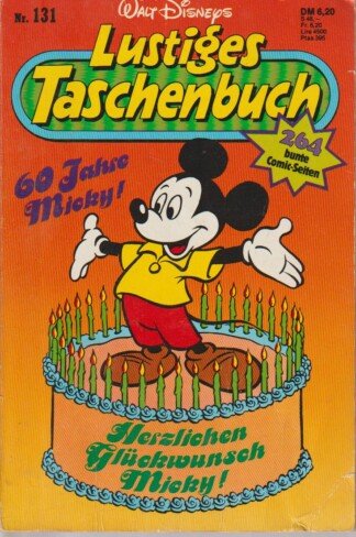 Lustiges Taschenbuch - LTB - Nr: 131 - 60 Jahre Micky! - Herzlichen Glückwunsch Micky!