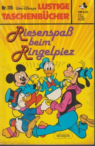 Lustige Taschenbücher - LTB - Nr: 115 - Riesenspaß beim Ringelpiez