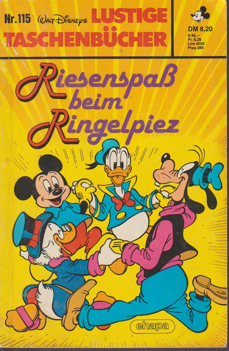 Lustige Taschenbücher - LTB - Nr: 115 - Riesenspaß beim Ringelpiez