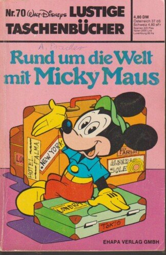 Lustige Taschenbücher - LTB - Nr: 70 - Rund um die Welt mit Micky Maus