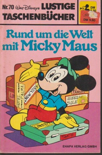 Lustige Taschenbücher - LTB - Nr: 70 - Rund um die Welt mit Micky Maus