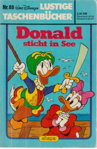 Lustige Taschenbücher - LTB - Nr: 88 - Donald sticht in See