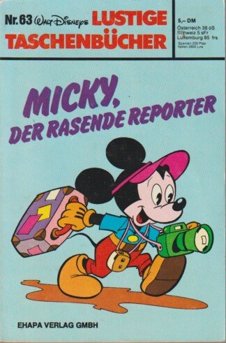 Lustige Taschenbücher - LTB - Nr: 63 - Micky, der rasende Reporter