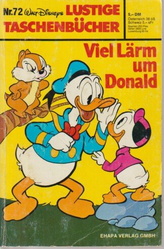 Lustige Taschenbücher - LTB - Nr: 72 - Viel Lärm um Donald