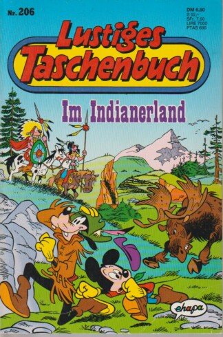 Lustiges Taschenbuch - LTB - Nr. 206 - Im Indianerland