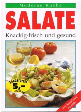 Moderne Küche. Salate. Knackig-frisch und gesund