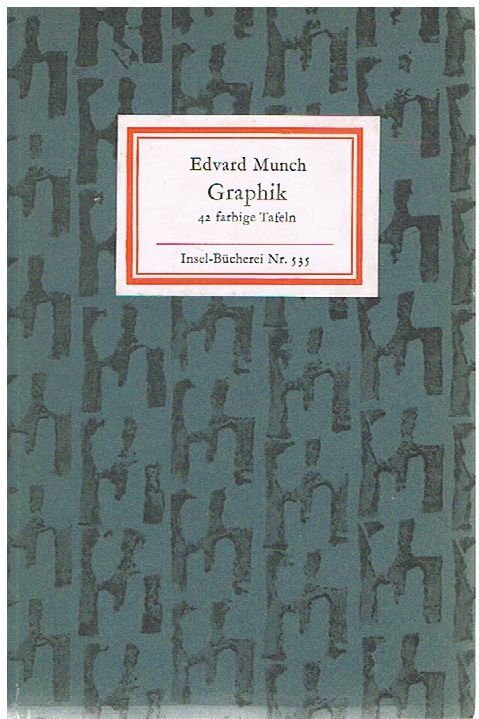 Edvard Munch. Graphik. 42 Bildtafeln. (Insel-Bücherei 535).