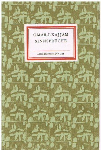 Sinnsprüche. Insel Bücherei Nr. 407