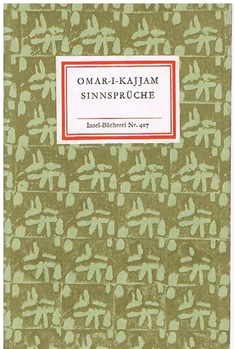 Sinnsprüche. Insel Bücherei Nr. 407