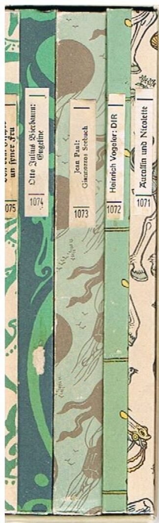75 Jahre Insel-Bücherei - 1912 - 1987 ; eine Bibliographie - Band 1071 bis 1075 im Schuber