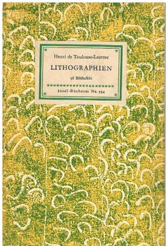 Lithographien. 38 Bildtafeln. Insel-Bücherei 594.