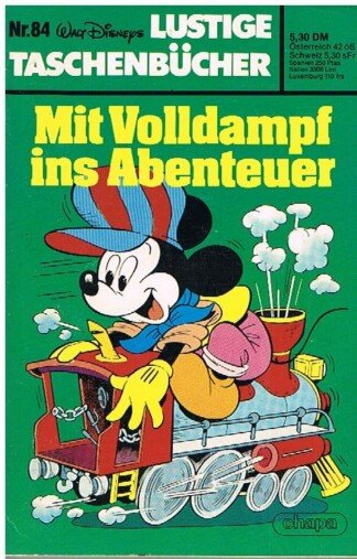 Lustige Taschenbücher - LTB - Nr: 84 - Mit Volldampf ins Abenteuer