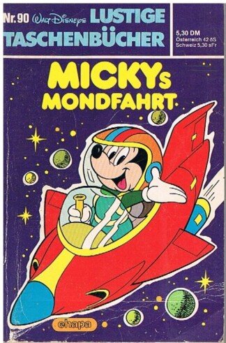 Lustige Taschenbücher - LTB - Nr. 90 - Mickys Mondfahrt