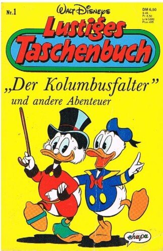 Lustige Taschenbücher - LTB - Nr. 1 - "Der Kolumbusfalter" und andere Abenteuer