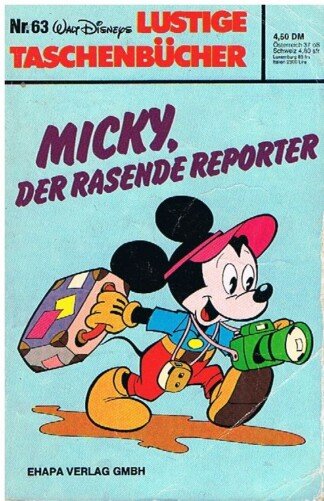 Lustige Taschenbücher - LTB - Nr: 63 - Micky, der rasende Reporter