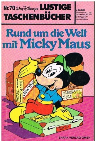 Lustige Taschenbücher - LTB - Nr: 70 - Rund um die Welt mit Micky Maus