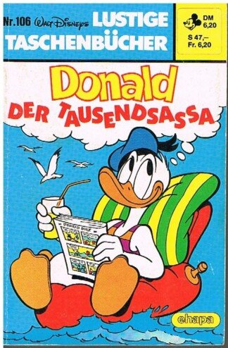Lustige Taschenbücher - LTB - Nr: 106 - Donald der Tausendsassa