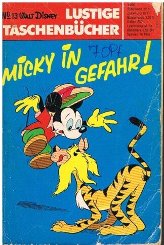 Lustige Taschenbücher - LTB - Nr: 13 - Micky in Gefahr!