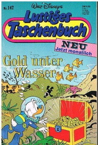Lustiges Taschenbuch - LTB - Nr: 147 - Gold unter Wasser