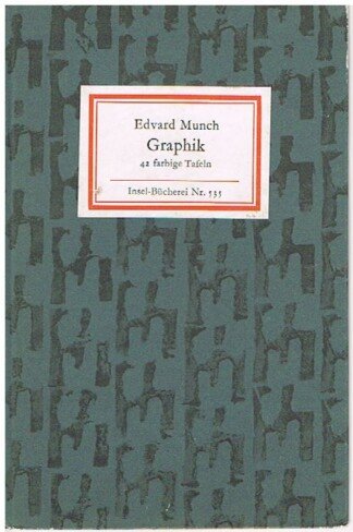 Edvard Munch. Graphik. 42 Bildtafeln. (Insel-Bücherei 535).
