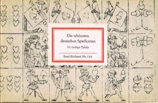 Die schönsten deutschen Spielkarten. 32 farbige Tafeln.  Insel-Bücherei 755