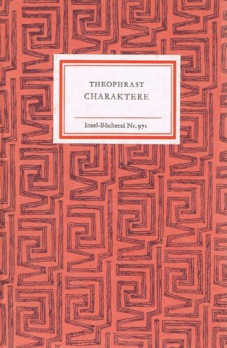 Charaktere. Insel-Bücherei Nr. 971