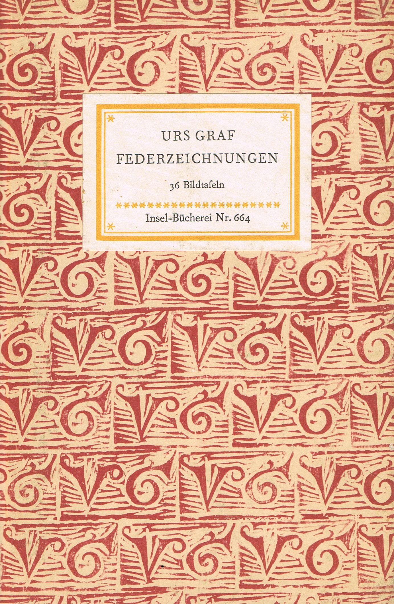 Federzeichnungen - 36 Bildtafeln - Insel-Bücherei 664