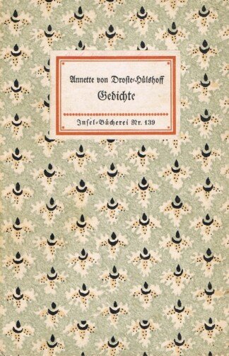 Gedichte. (Insel-Bücherei Nr. 139) [Hrsg.: Albrecht Schaeffer]