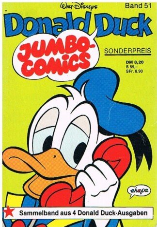 Donald Duck Jumbo-Comics Bd. 51 Ehapa Taschenbuch Zustand 2