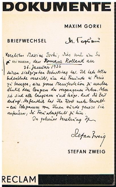 Briefwechsel - Herausgegeben von Kurt Böttcher - Reclams Universal-Bibliothek ; Band 456 -