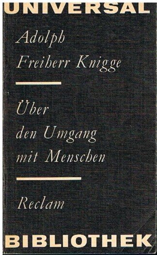 Über den Umgang mit Menschen