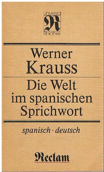 Die Welt im spanischen Sprichwort - span. und dt.